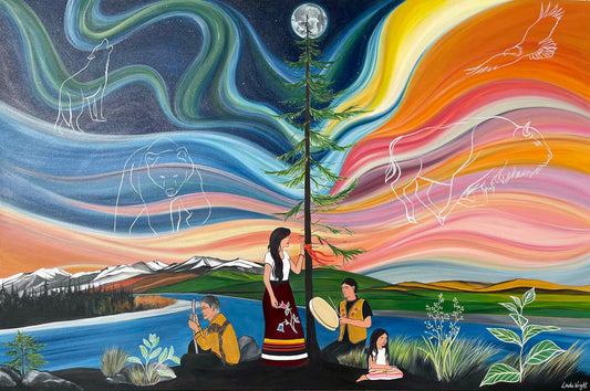 Knowledge Keepers Original Canvas Painting